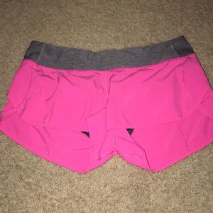 Lululemon hot pink shorts